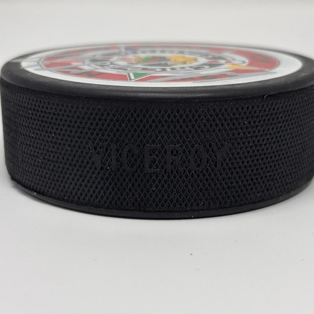 Wayne Gretzky 1991 42nd NHL All Star Game Signed Puck Hockey LA Kings Blackhawks